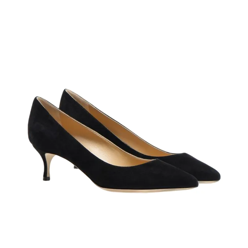 SERGIO ROSSI Godiva Slim Heel High Heels Women's Black-2