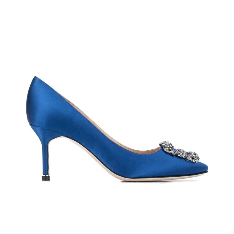 MANOLO BLAHNIK Hangisi 70 Jewel-buckle Pumps-1