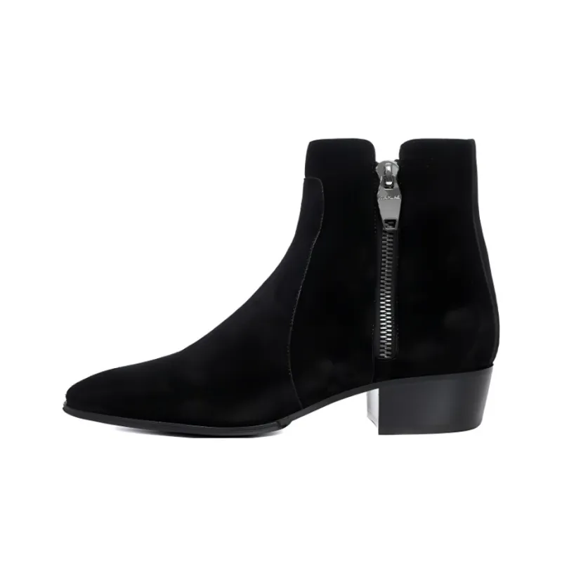 BALMAIN Ankle Boots Men Black-0