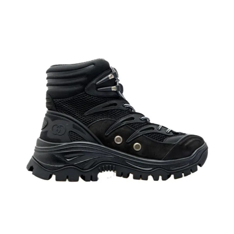 GUCCI Lace Up Boot 'Black'-1