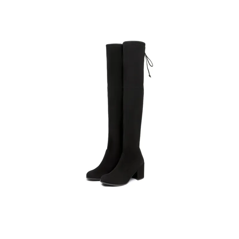 Stuart Weitzman/SW Tieland Knee high Boots 7cm Women's Black-3