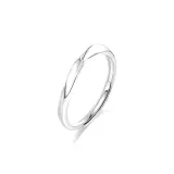Mobius Men's Ring[S999 Fine Silver]