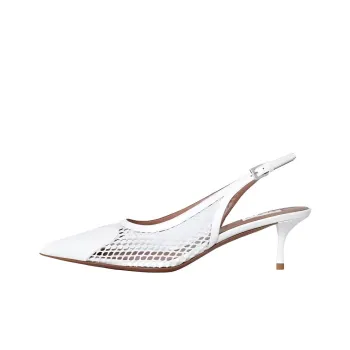 Alaia Slim Heel High Heels 5.5cm Women's White