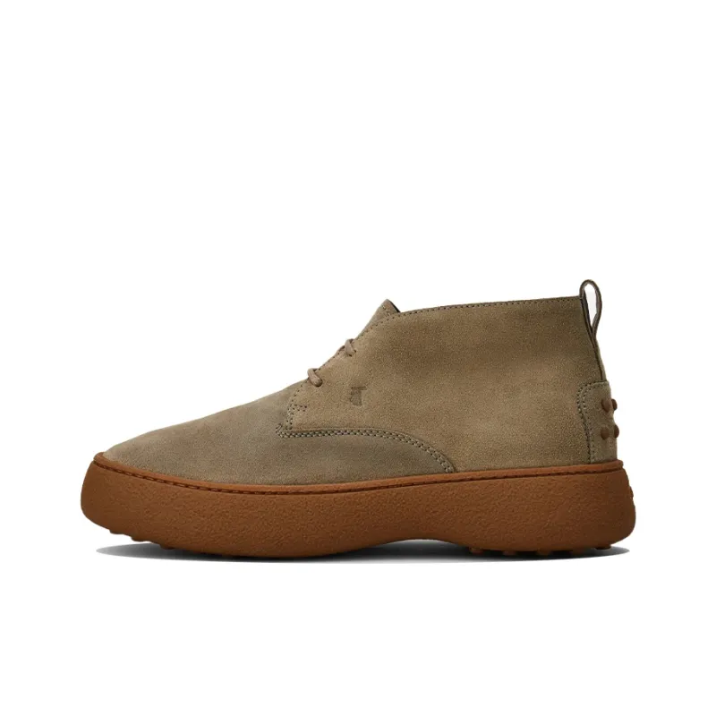 TOD'S Ankle Boots Men's Beige Yellow-0