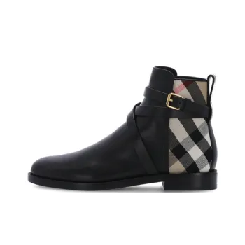 Burberry Schwarz Ankle Boots Women's Black