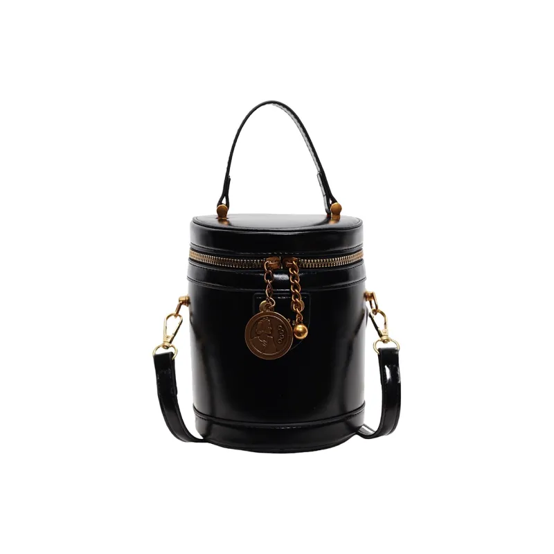 Yalu PU One Shoulder Crossbody Bucket Bag, Handbag Regular Women's Coffee/Black/Brown/Burgundy-0