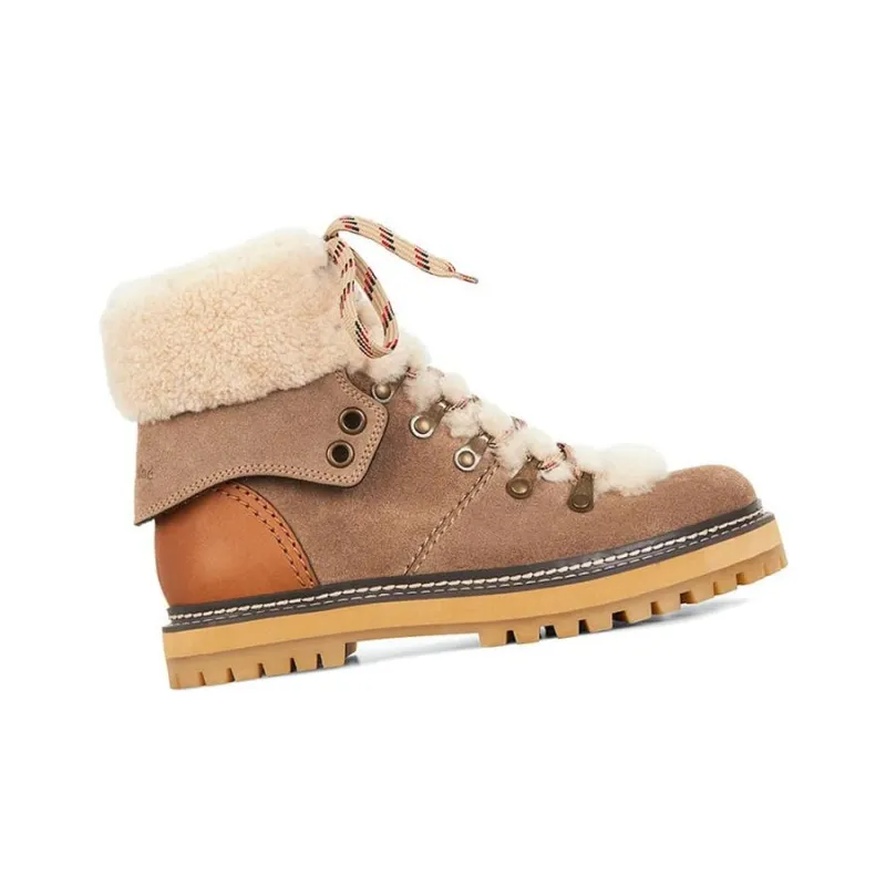 See By Chloe Ankle Boots Women's Brown-3