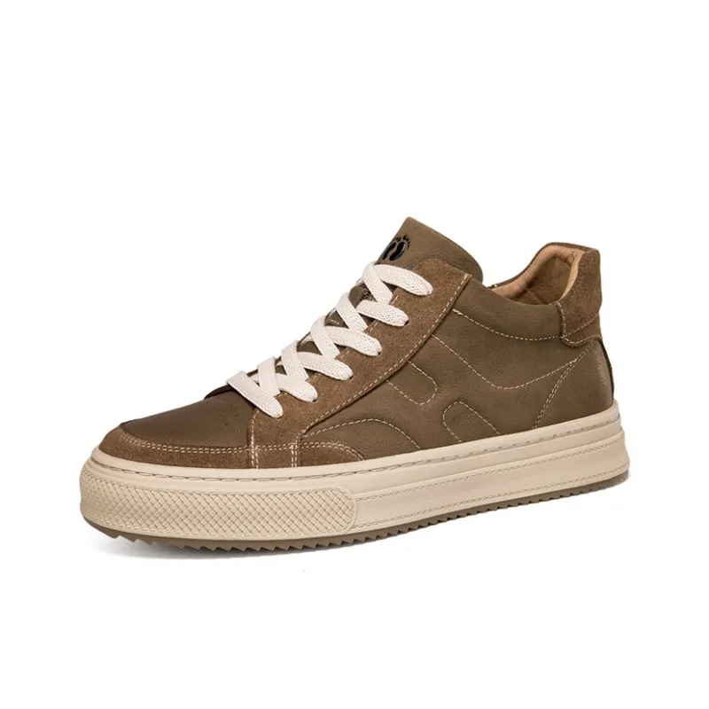 HANG TEN Lightweight Height Increasing Wear-Resistant Slip-Resistant Low-Top Skateboard Shoes Men's-10