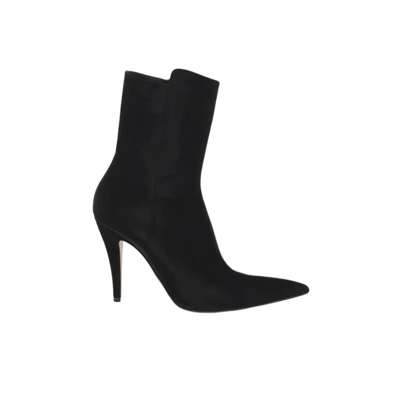 Alexander McQueen Birdee Pointed Toe Ankle Boots Women's-1