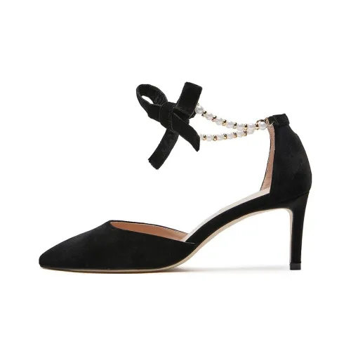 Stuart Weitzman/SW Slim Heel High Heels 7.5cm Women's Black