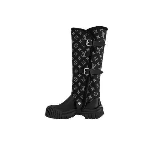 LOUIS VUITTON Ruby Knee-high Boots Women's Black