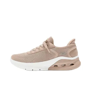 Skechers Slip Ins Anti Slip Wear Resistant Low Top Casual Shoes Women's Tan