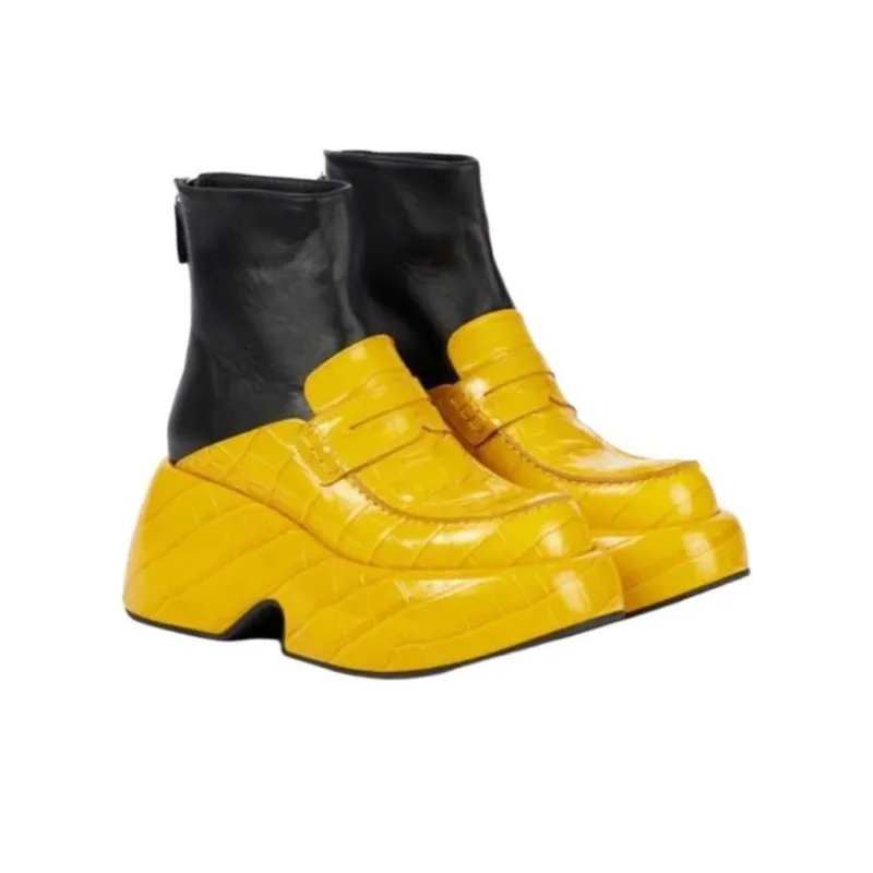 LOEWE Ankle Boots Women's Yellow-2