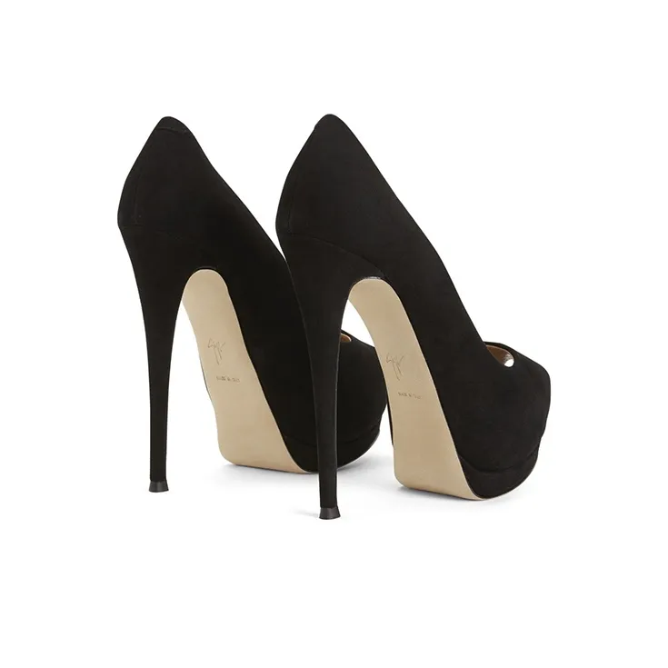 Giuseppe Zanotti Sharon 130mm Suede Pumps-4