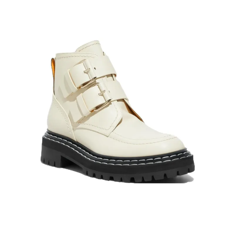 PROENZA SCHOULER Leather Buckle Boots-2