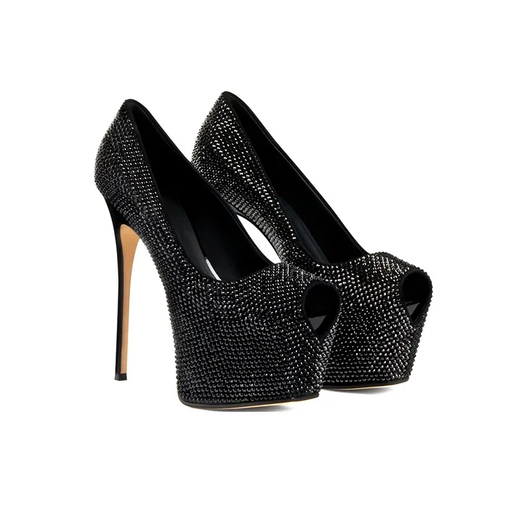 giuseppe zanotti Liza Bicolor 150mm Peep-toe Pumps-2