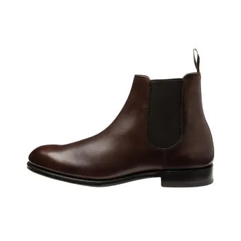 LOAKE Coppergate Short Chelsea Boots Men's Dark Brown