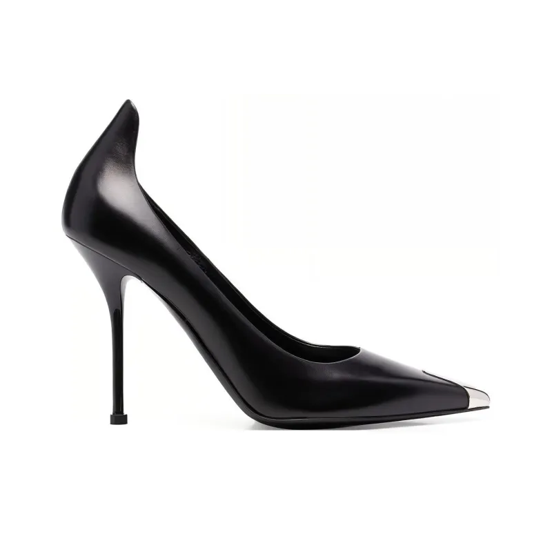 Alexander McQueen Slim Heel High Heels Women's Black-3