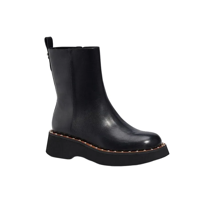 COACH Ankle Boots Women's Black-1