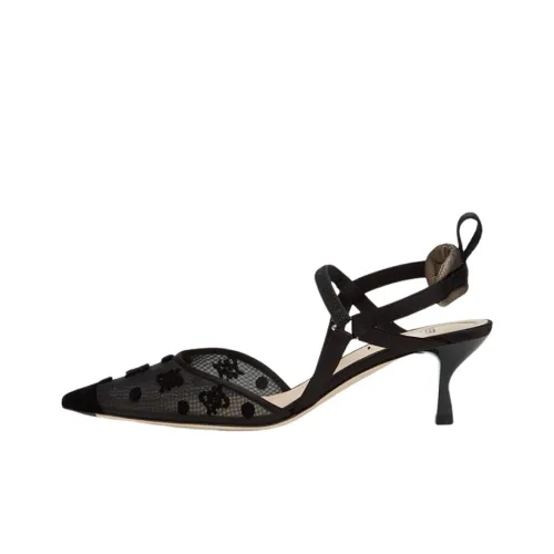FENDI Slim Heel High Heels Women's Black