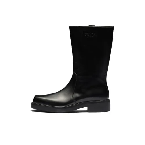 PRADA Ankle Boots Men Black