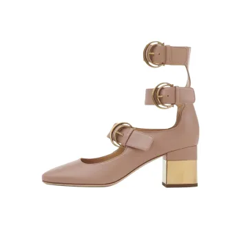 Chloé 65mm Alizè Leather Pumps