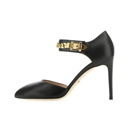 GUCCI Chain-detail 95mm Pointed Pumps