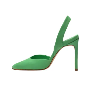 Schutz Lou Slim Heel High Heels 10cm Women's Green