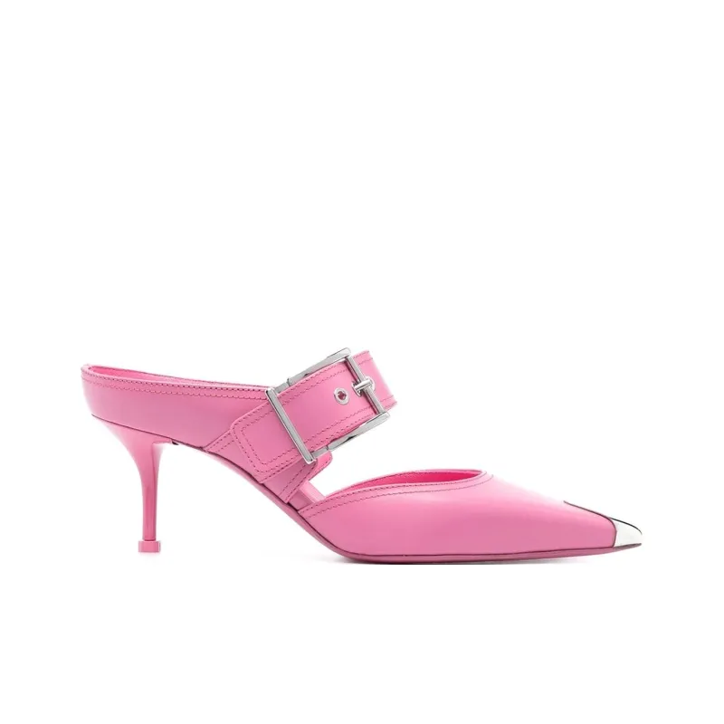 Alexander McQueen Pointed-Toe Slip-On Mules Women's-1