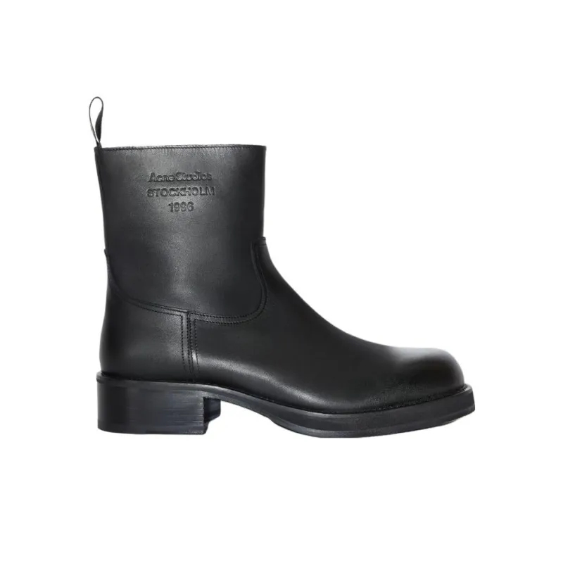 Acne Studios Ankle Boots 4.5cm Men's Black-1