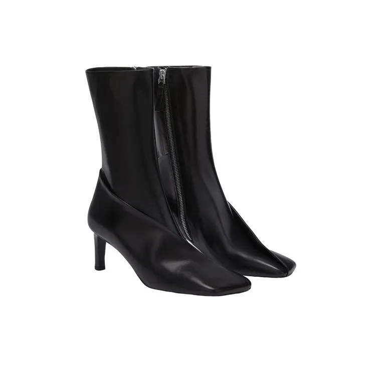 JIL SANDER Square-toe Ankle Boots-1