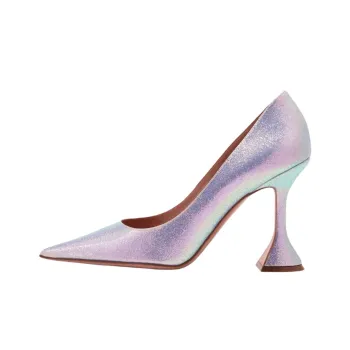 AMINA MUADDI Pump High Heels 9.5cm Women's Pink White