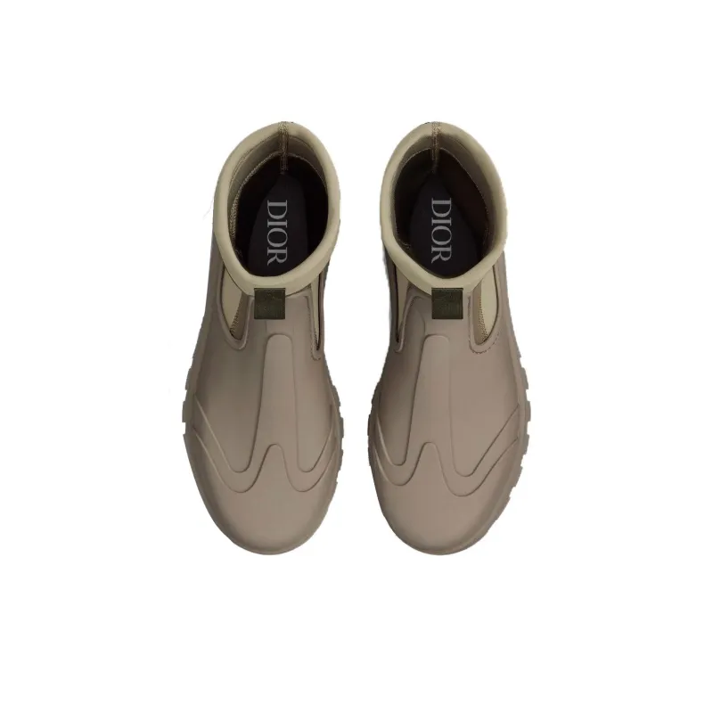 DIOR Garden Ankle Boot Khaki Rubber-3
