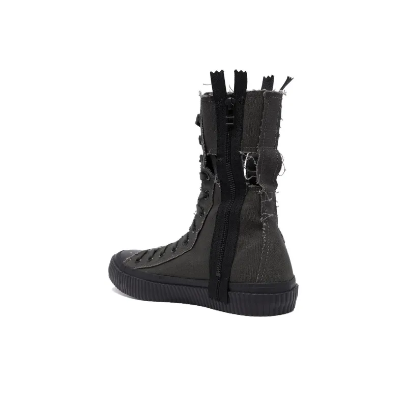 Yohji Yamamoto Ankle Boots Men's Dark Gray-4