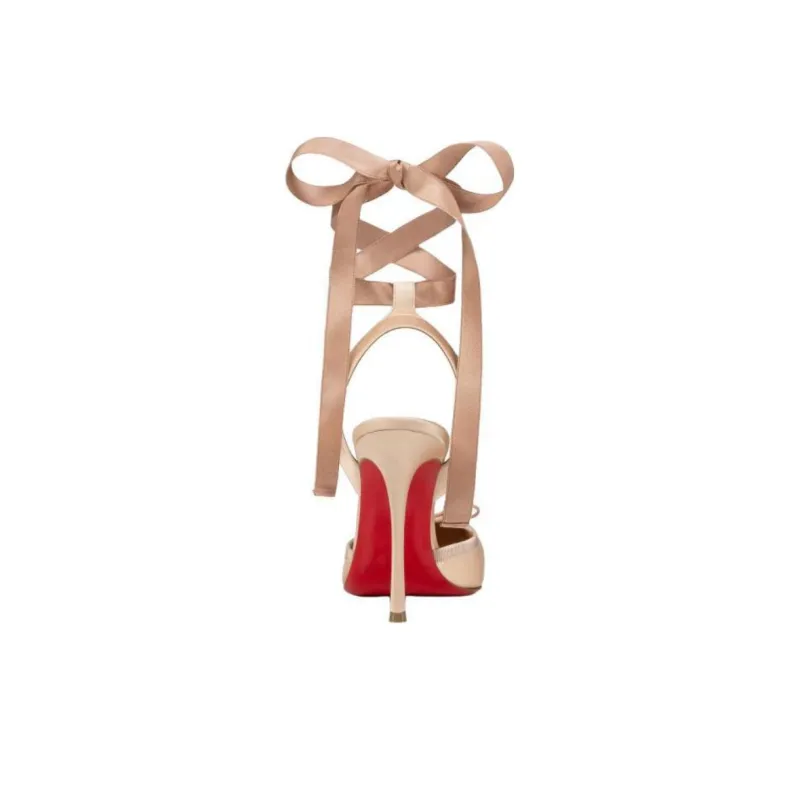CL Cassia Slim Heel High Heels 10cm Women's Pink-3
