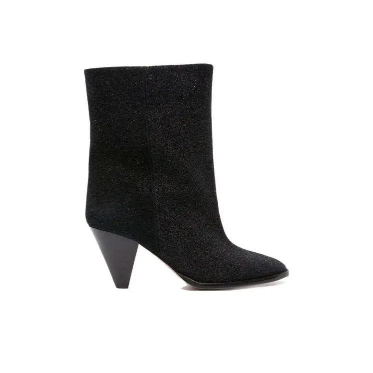 ISABEL MARANT Rouxa Suede 85mm Boots-4