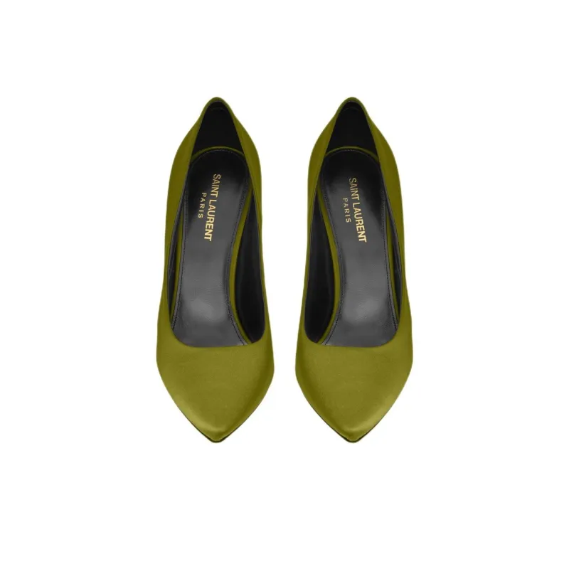 SAINT LAURENT Monceau Pointed Toe Pumps-3