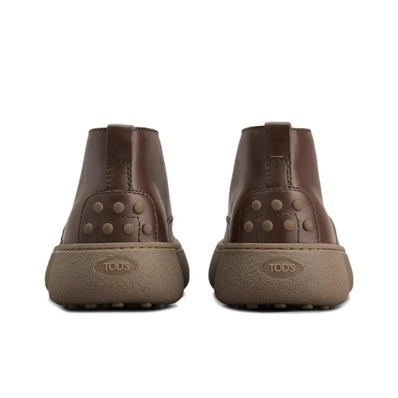 TOD'S WG Ankle Boots Men's Brown-2