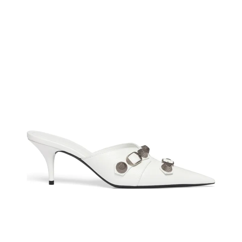 Balenciaga Cagole 80mm Pointed Mules-2