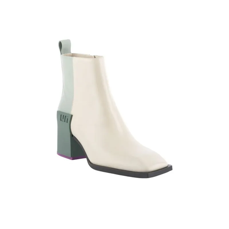 UNITED NUDE Jimmy Ankle Boots 6.5cm Women's White-2
