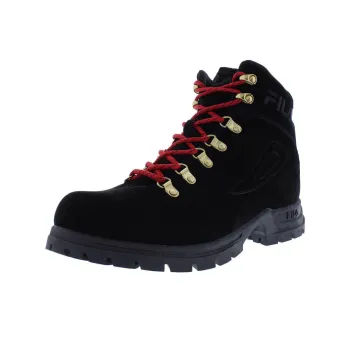 FILA Diviner Anti Slip Wear Resistant High Top Outdoor Shoes Men's Black