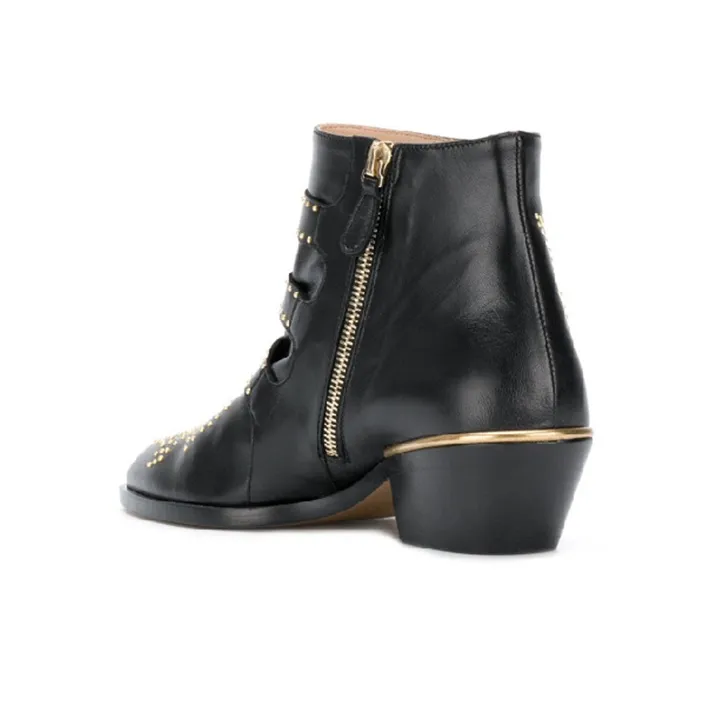 Chloé Susanna 30mm Studded Ankle Boots-3