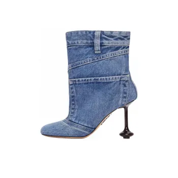 LOEWE Ankle Boots 9cm Women's Blue