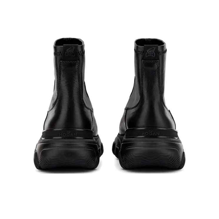 HOGAN Hyperactive Ankle Boots Women's Black-5