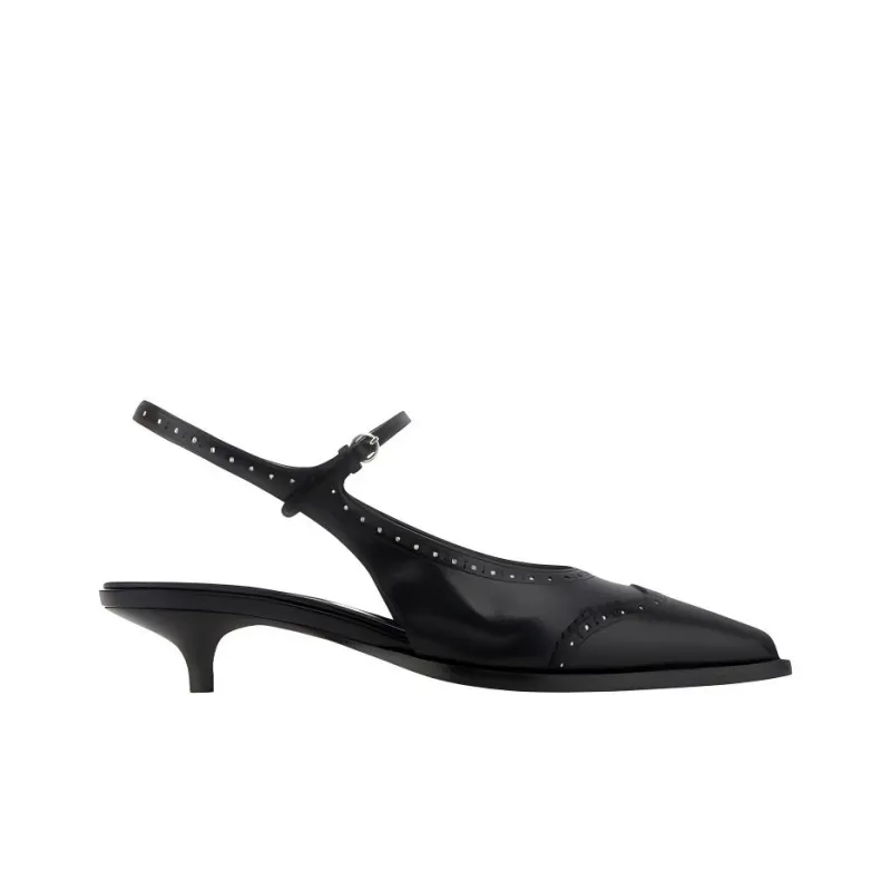 MIU MIU Slim Heel High Heels Women's Black-1