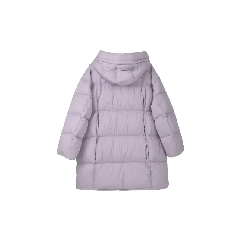 Fstudio Korean Commute Essential 90 Fill Power White Duck Down Long Warm Down Jacket Women's-1