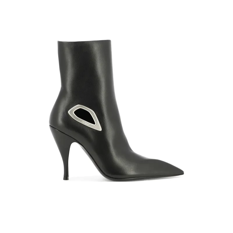 OFF WHITE Crescent Ankle Boots Women's-1
