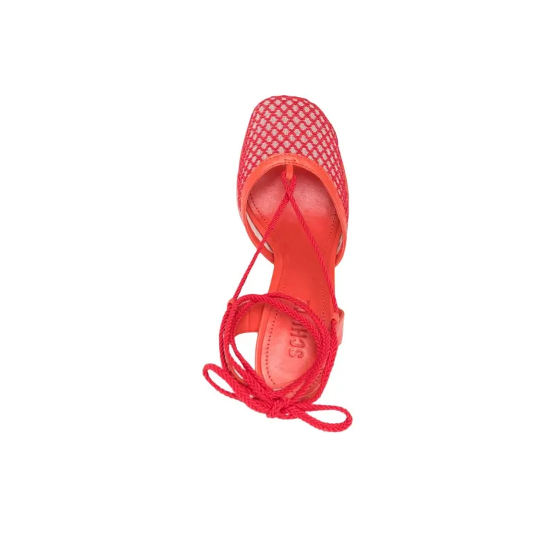 Schutz Mesh 150mm Leather Sandals-4