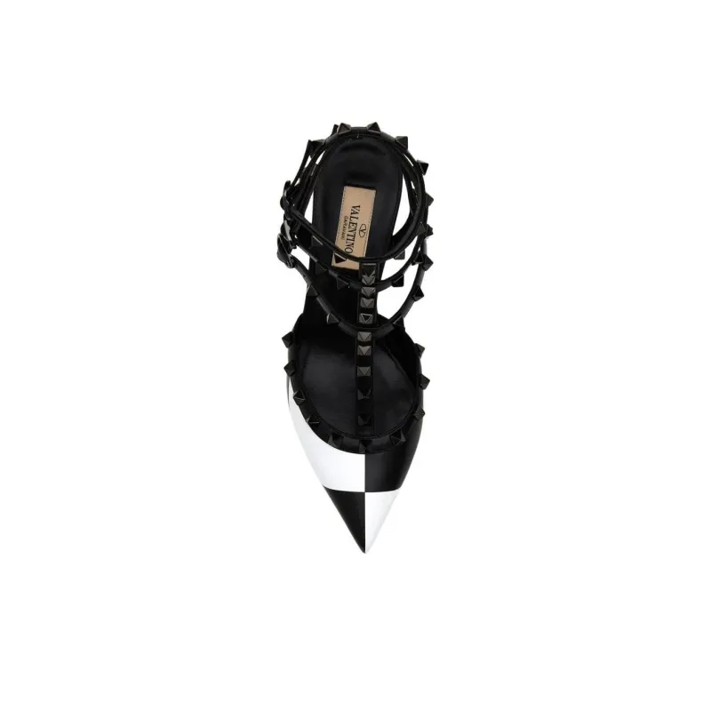 Valentino Garavani Rockstud Embellished Pointed-Heeled Pumps-4