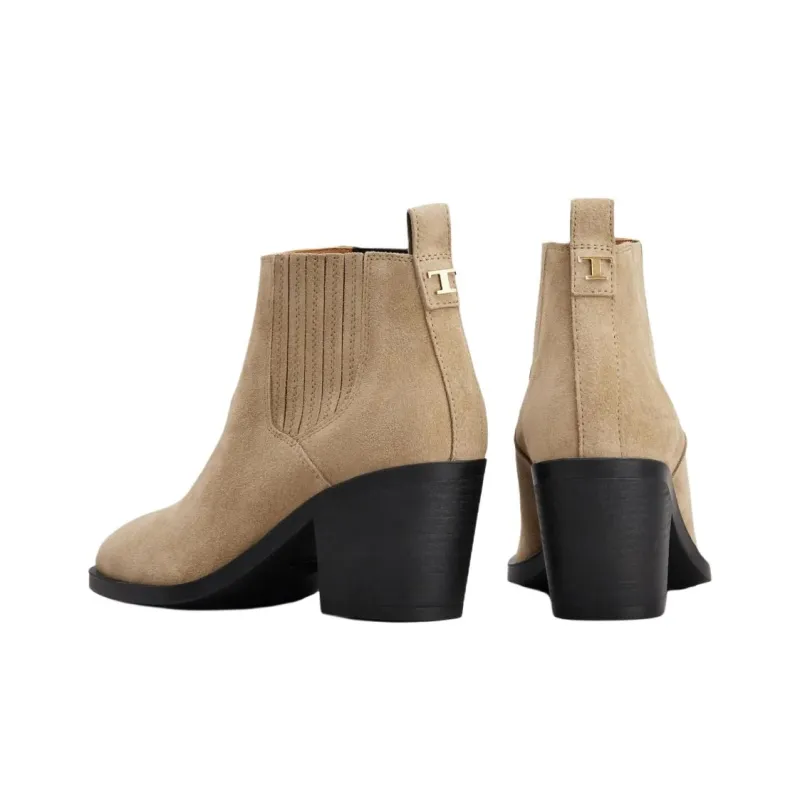 TOD'S Block Heel Ankle Boots Women's-3